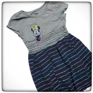Minnie Mouse Girls Cotton Dress-Size 5